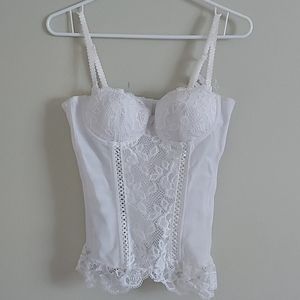 La vie en Rose White corset